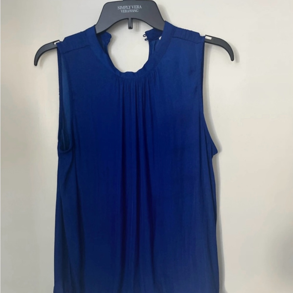 Joie Royal Blue Sleeveless Blouse